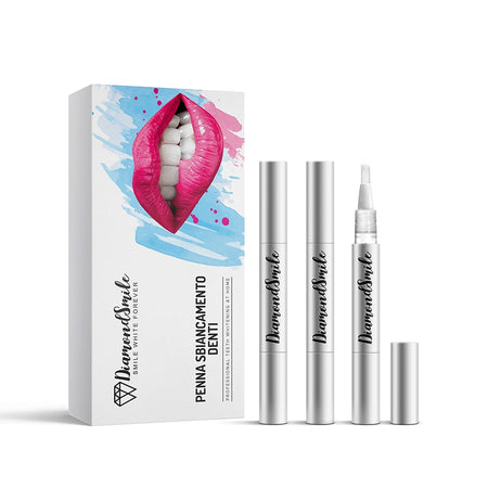 Penna sbiancante Diamond Smile su sfondo bianco